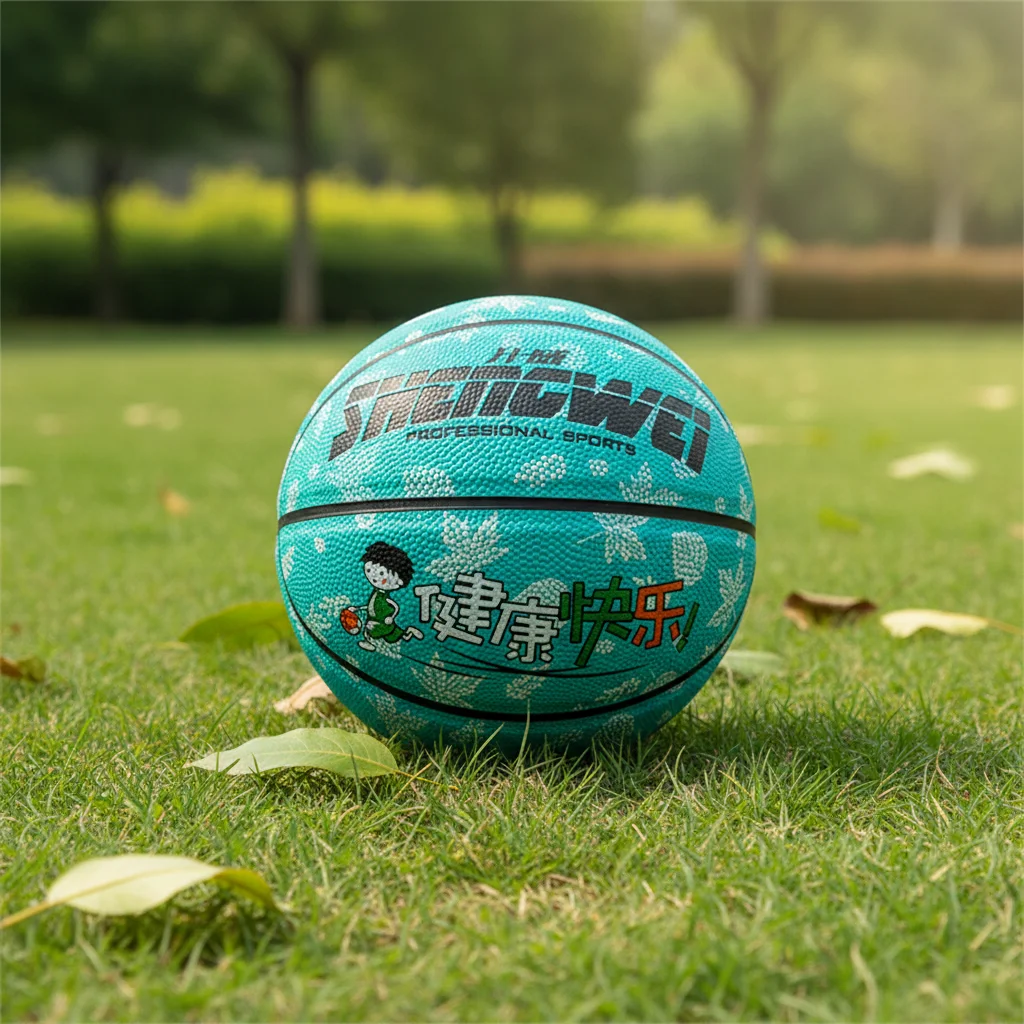 Custom Durable Basketball with Butyl Bladder 620g Weight Genuine Leather Customizable Size & Color Printed Unique Design