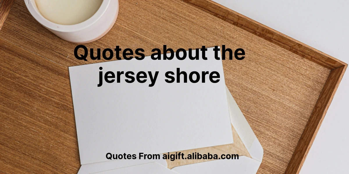 quotes about the jersey shore