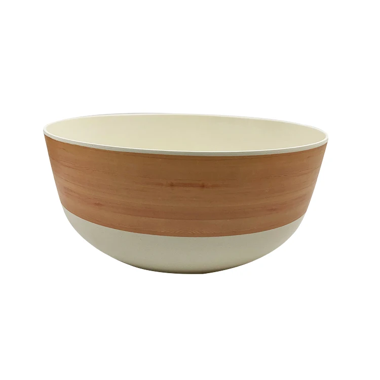 

2019 biodegradable reusable original bamboo fiber bowl