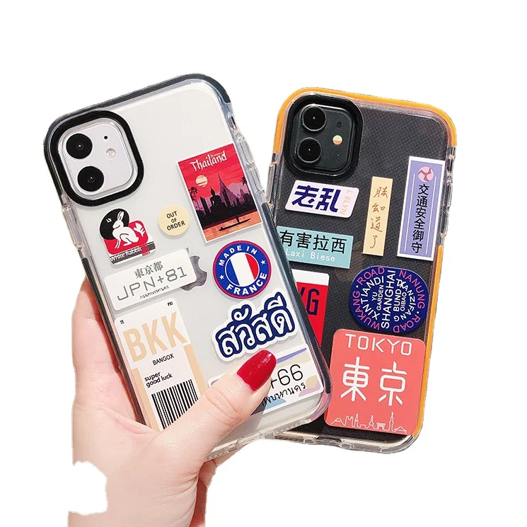 

Factory Price New Clear Silicon Fancy Cartoon TPU Phone Case For Daily Life