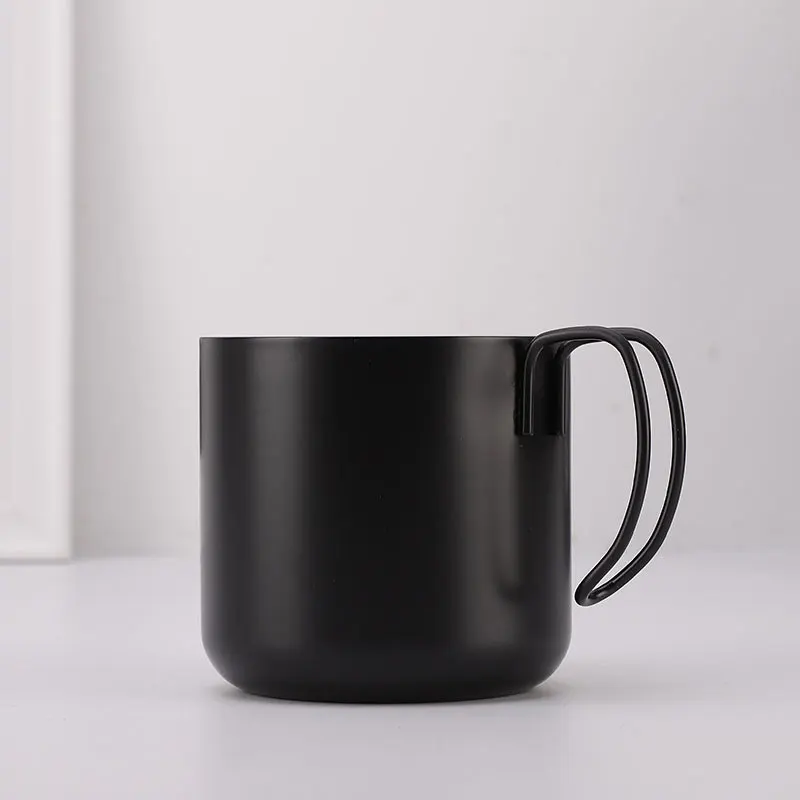 

New Design Custom Stainless Steel Double Wall Mugs Handle Tea Coffee Mug, 2 colors
