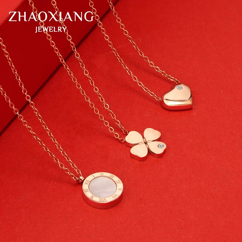 

Trendy Korean Style Multi-Style Jewelry For Women Girlfriend Birthday Gifts Rose Romantic Jewellery Wholesale Bulks