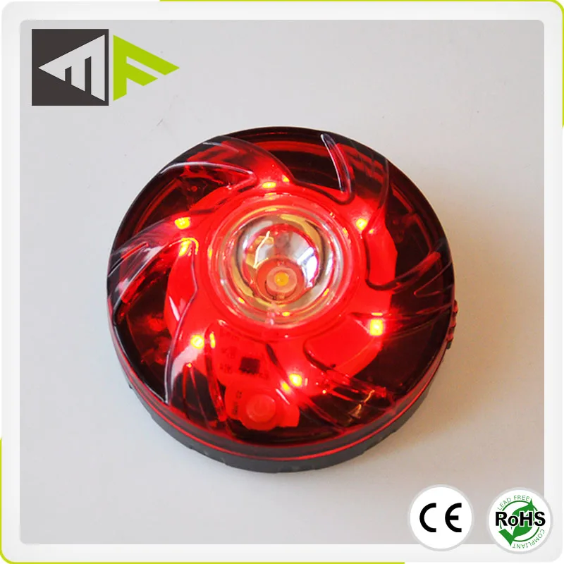 6 Modes 6 Red Led+ 1 White Led Emergency Flashing Night Roadside Warning Lights Led Road