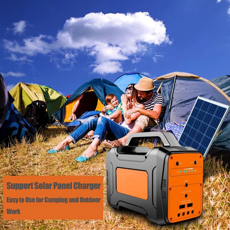 36000mAh Capacity AC DC USB Outlet Solar Charge Lithium Portable Power Station 100W for Camping Laptop Drone Outdoor Use - ANKUX.COM