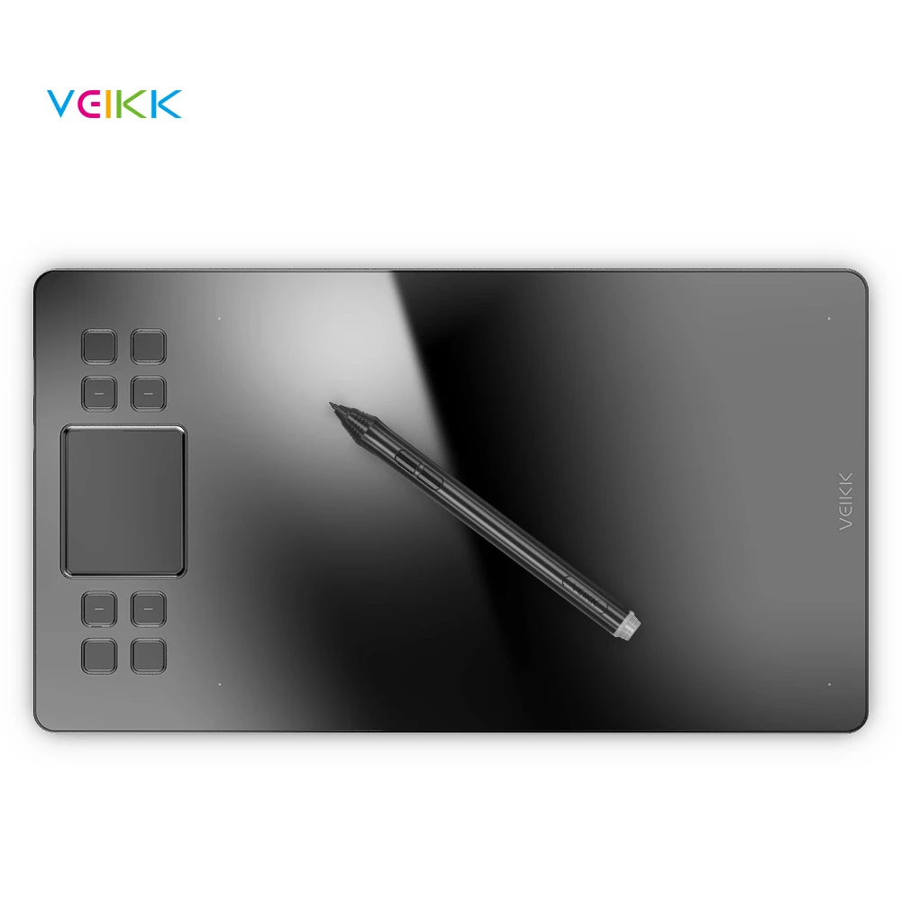 

Electronic Drawing Tablet Veikk A50 Digital Pen Tablet with 8192 Levels Passive Pen, Black