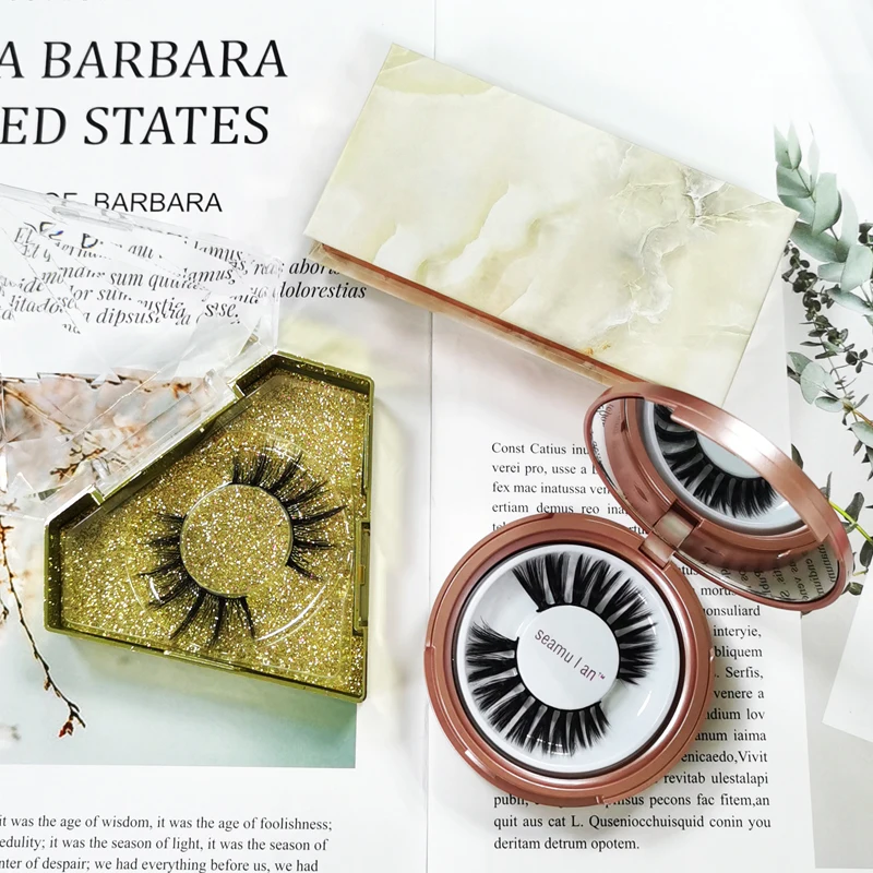 

OEM wholesale 5d cruelty free silk faux mink eyelashes products