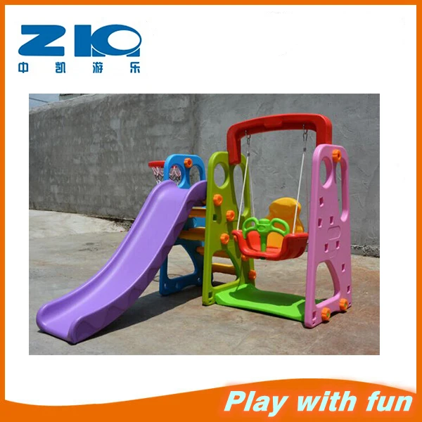 Baby 3 In 1 Plastic Slide With Swing Set For Sale Buy Plastic Slide