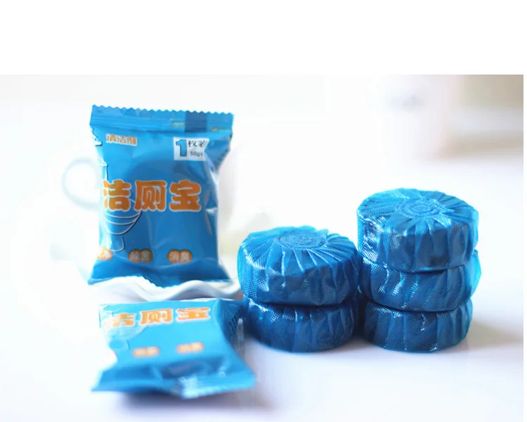 

Automatic Toilet Bowl Cleaner Tablets Plastic Nottle Toilet Bowl Cleaner Tablet, Blue