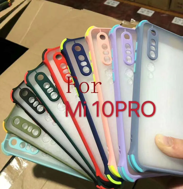 

New Perfect Shockproof Colorful Key Airbag Skin Feeling Matte 2in1 PC TPU Phone Cover Case For Oppo Reno 2z 2f Reno3 Pro