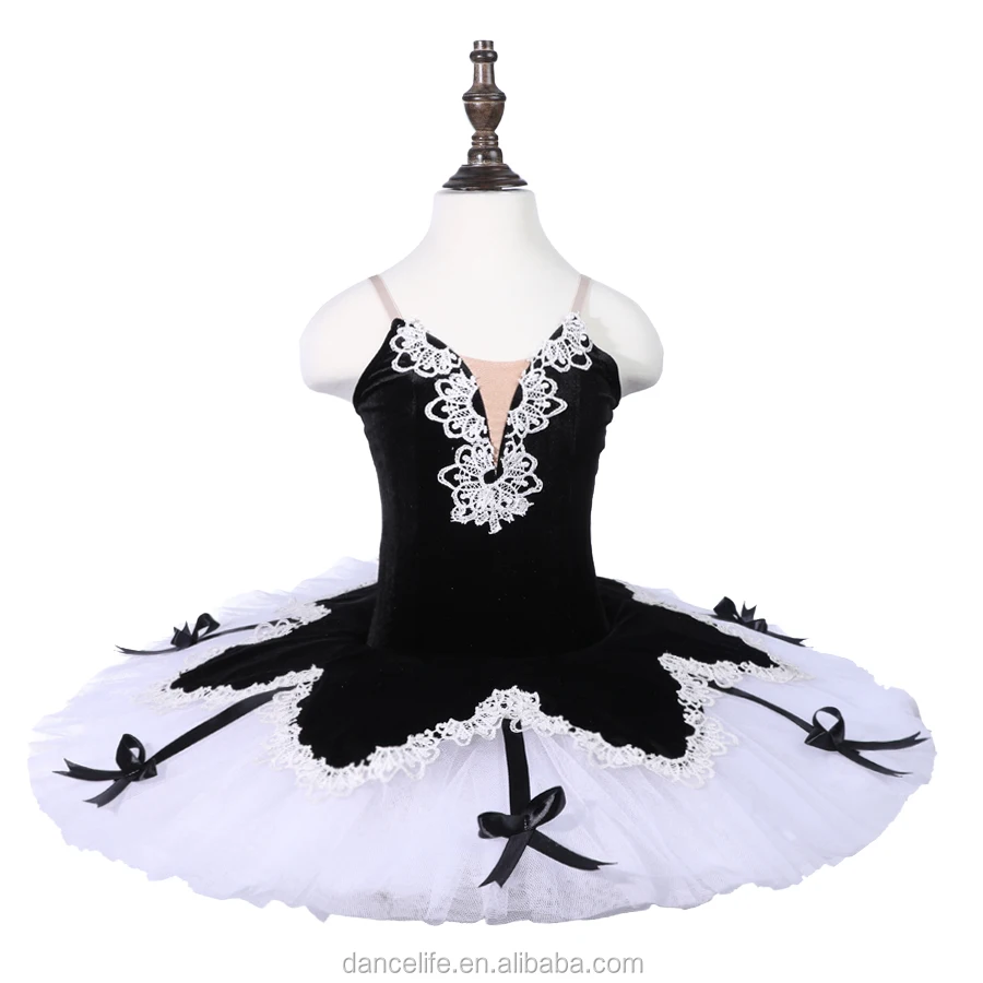 

CP076 Toddler Kids Black swan tutu Ballet Dress Professional Tutu Dance Dress for performance wear in stage performance clothing