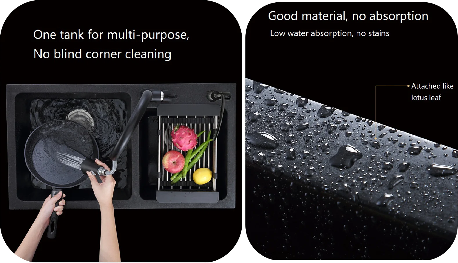 China Manufacturer  Bathroom Quartz Stone Sink