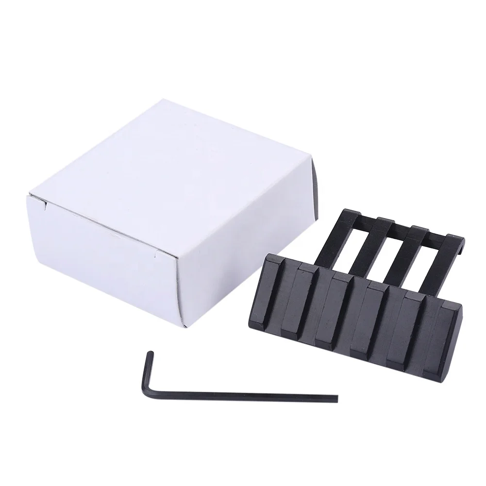 

Tactical Side loading Super light Mounts hollow Picatinny Mount Rails 45 degree Top offset picatinny rails, Black