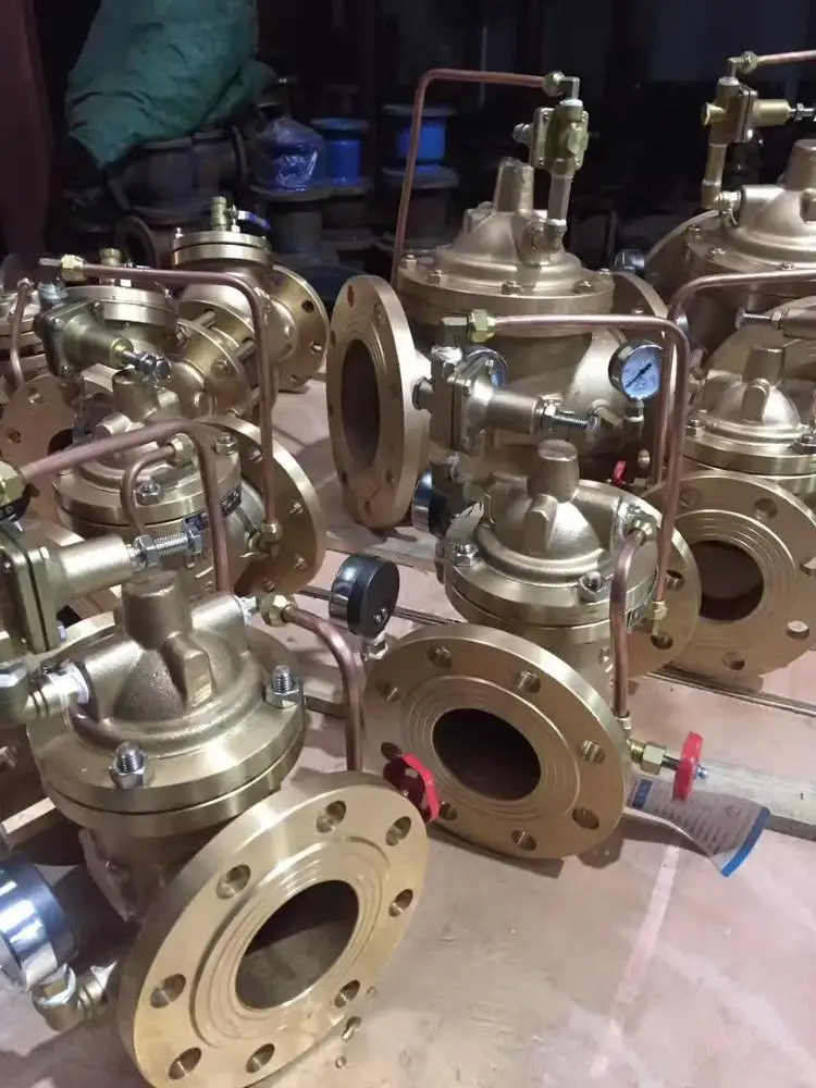 
SS Pilot-operated back pressure regulator for high flow rates oem manufacturer in China 25C 40C 