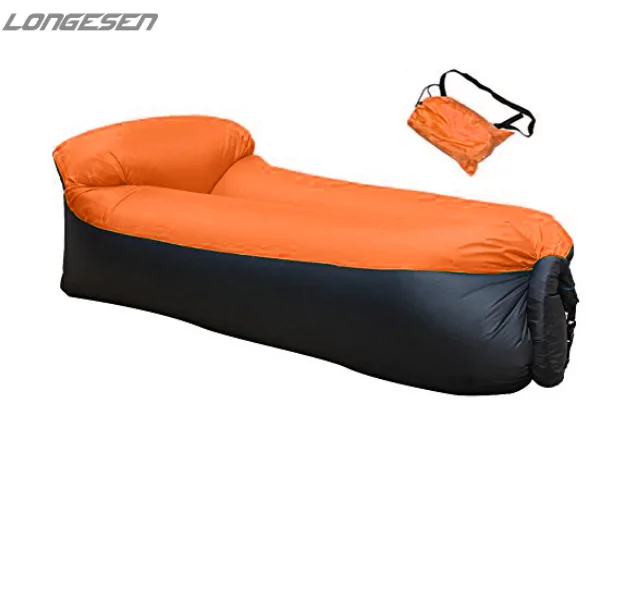 

Inflatable Outdoor Camping Bag Lazy Chair Cushion Hammock Bed Inflated Air Sofa, Blue,red , pink , green , orange ,yellow , purple and bolack