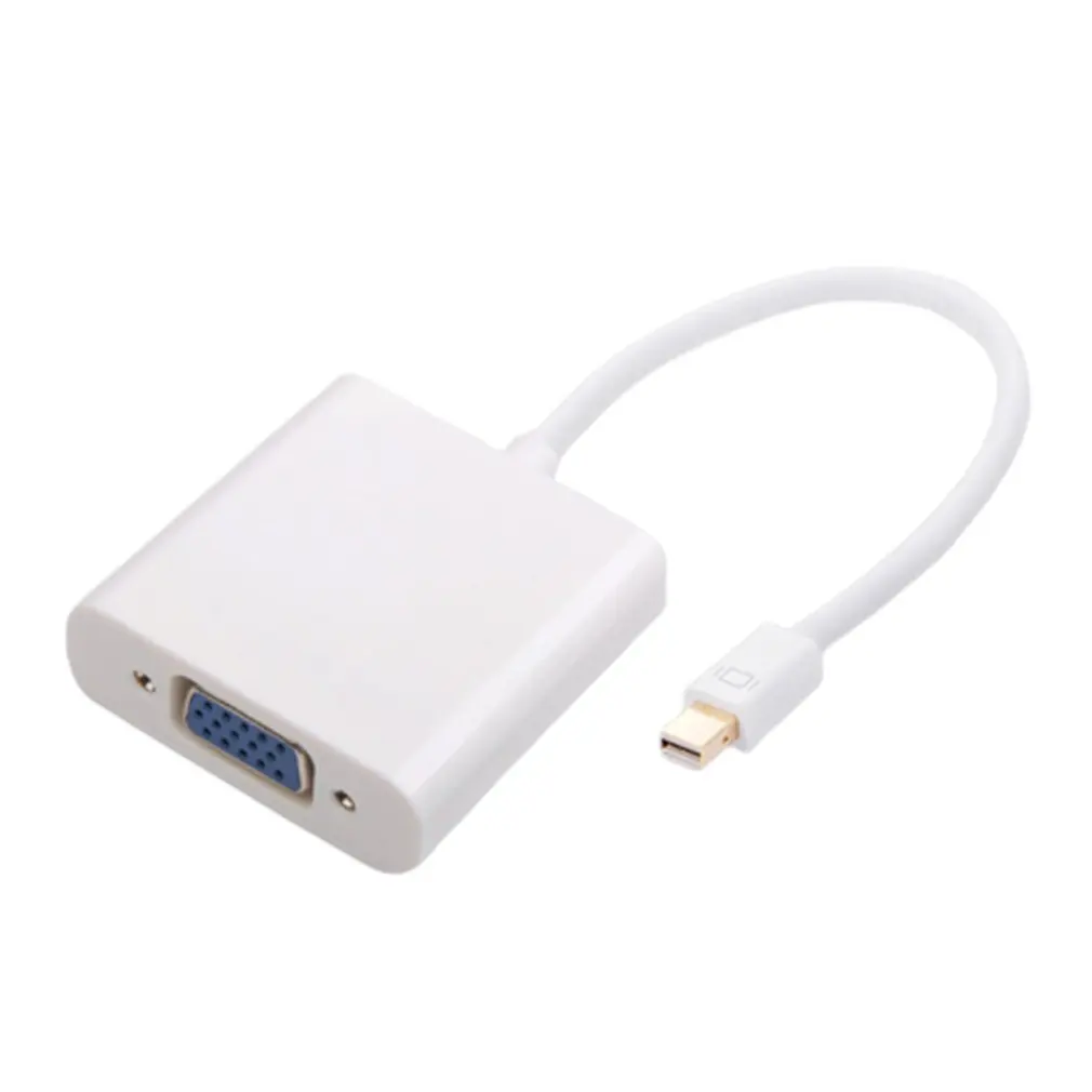 

1080P Mini display port DP To VGA Cable Adapter Mini DisplayPort Display Port Mini Thunderbolt For PC