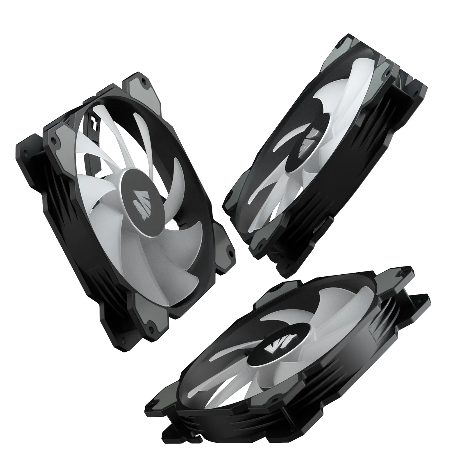 

Asiahorse Wholesale 140MM DC 12V ARGB LED High Air Volume 6Pin 9 Blades Silent Liquid Cooler Fan For PC Build