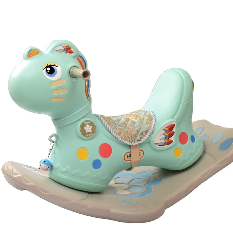 

Kindergarten Garden Children toys kids unicorn baby toy plastic baby rocking horse for sale, Colorful