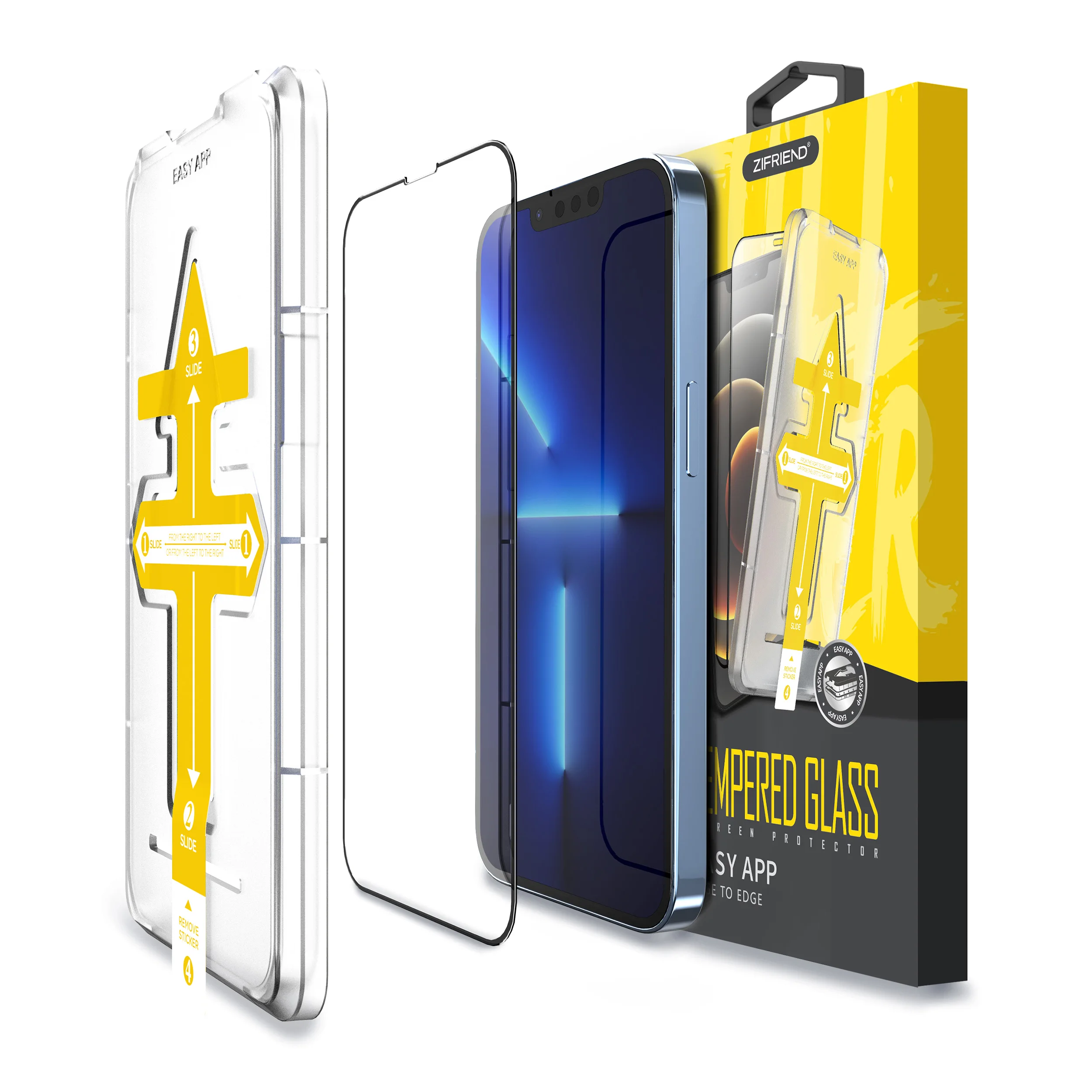 

Amazon Hot privacy screen protector for iphone 13 pro max screen protector 3 pack 2.5D silk printing screen protector film