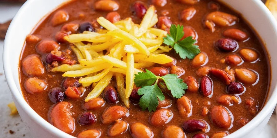 Vegetarian Bean Chili Spice Chart