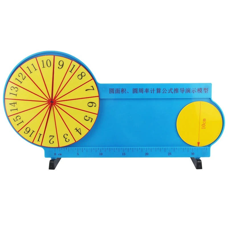 
High Quality Plastic Demonstrator for deducing formula of area and circumference ratio of large circle 