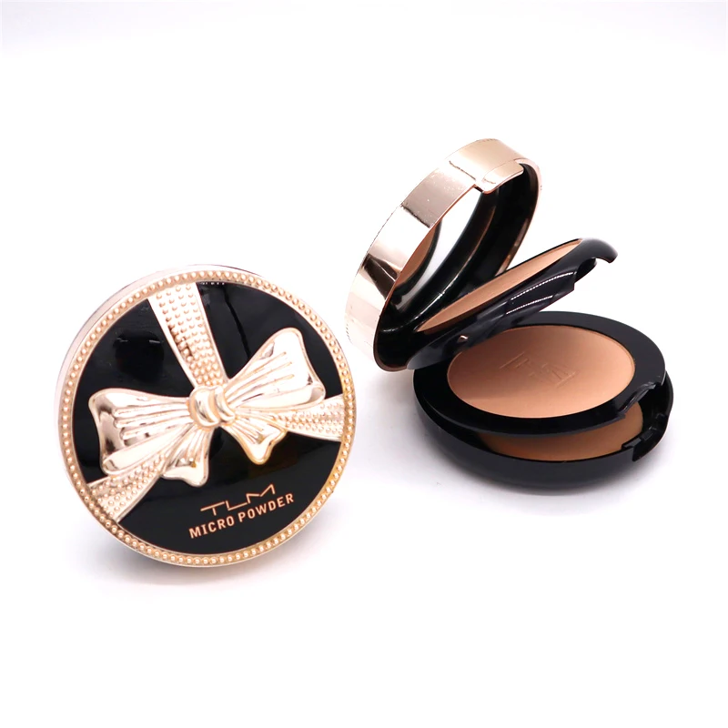 

New Skin Color Soft Waterproof Makeup Control Oil Long Lasting Micro Compact Face Powder Palette, 2 colors