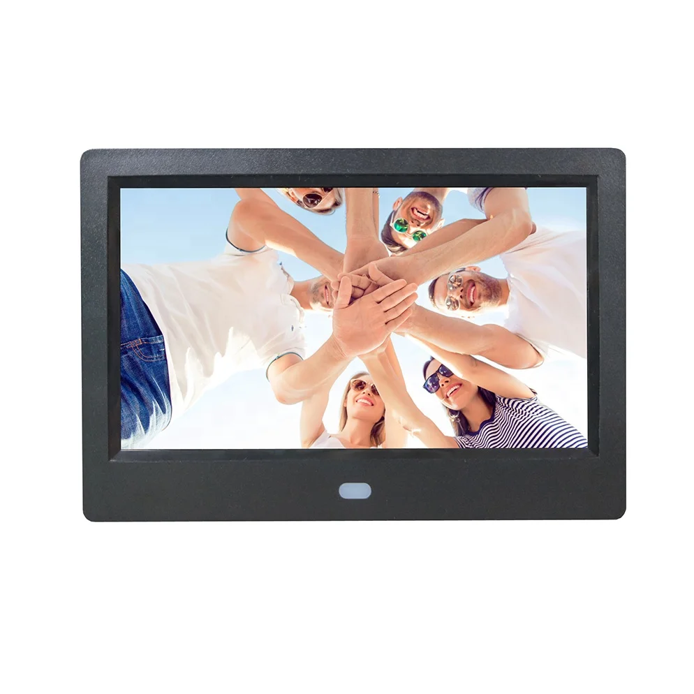 

7 inch OEM digital photo frame small size for playing picture video with lowest price