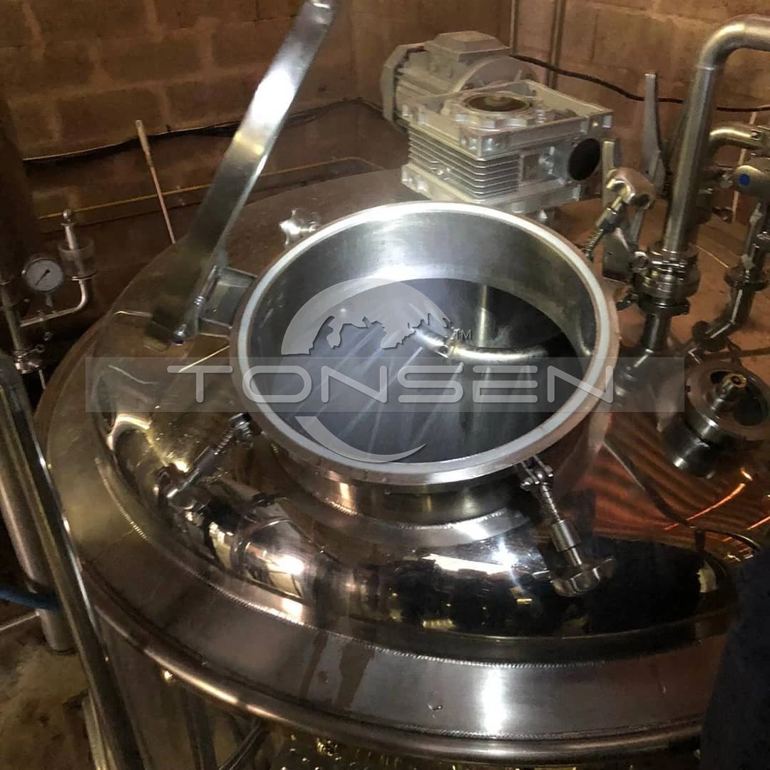 
Artisans brasseurs 500l 5hl beer brewing equipment steam heating brewery equipment 