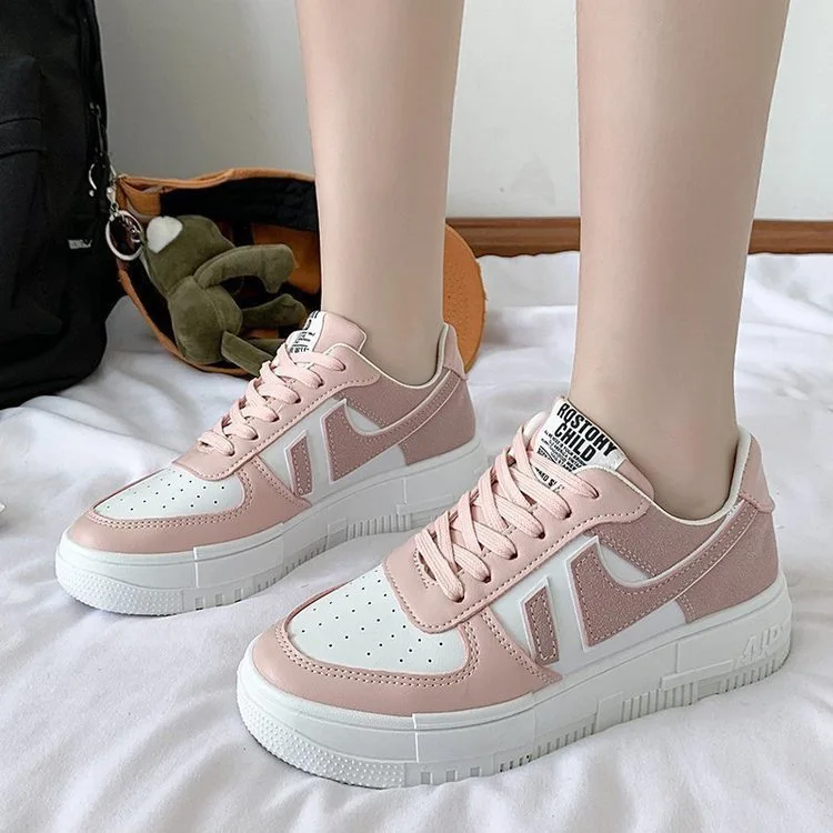 

Sneakers Women's Lolita Shoes Female Boots Kawaii Vintage Flat Casual Summer 2021 Undefined Cosplay Costume Girls Sneaker, White,pink,light blue