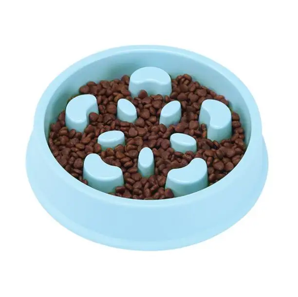 

Mini Lick Spill Custom Color Box Nonslip Plastic Eating Feed Maze Ftreat Dispensing Pet Puzzle Toy Slow Feeder Dog Food Bowl, Green, blue, pink