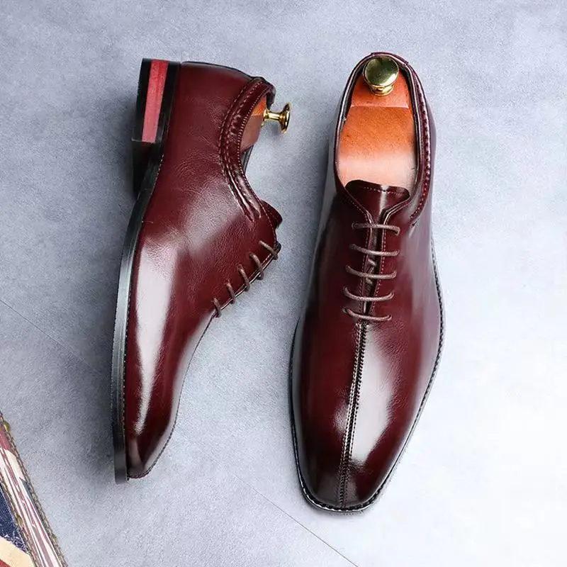 

PDEP High Quality Business dress Shoes Men, Black1,brown1,black2,brown2