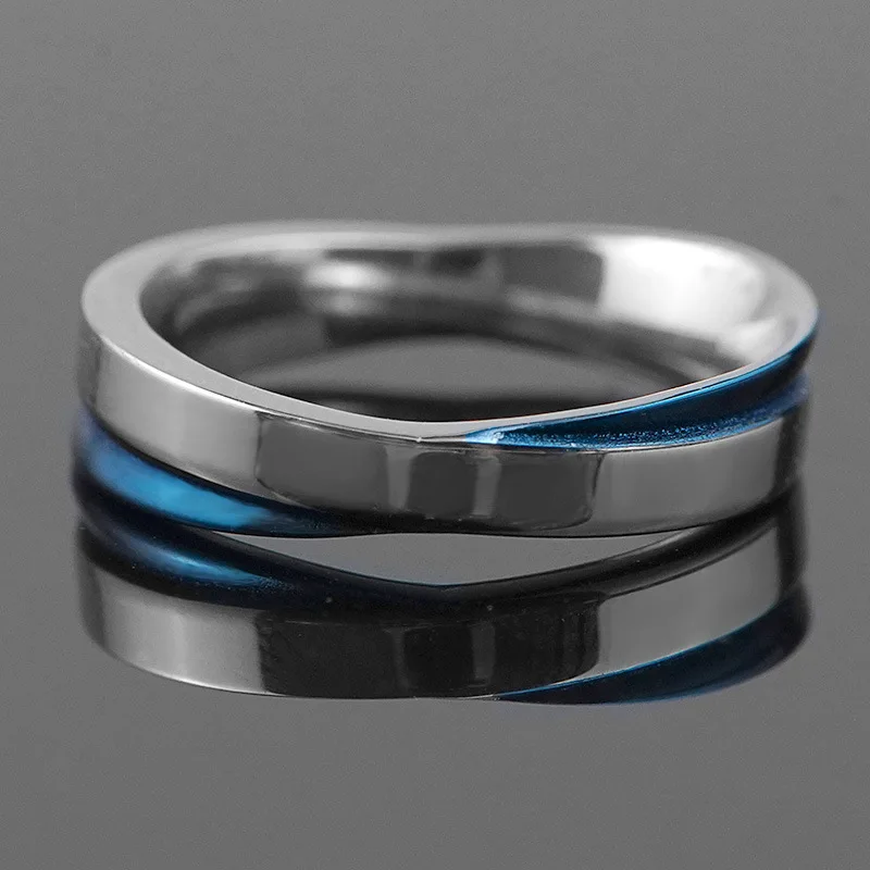 

Fashion Simple Couple Titanium Steel Ring Small Design Stainless Steel Versatile wholesale rings