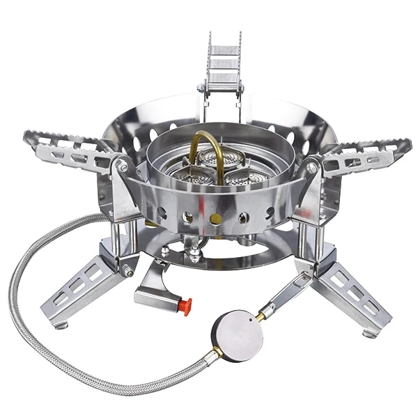 

6800W Super Power High Quality Outdoor BBQ Gas Stove Folding Portable Durable Camping Gas Burner