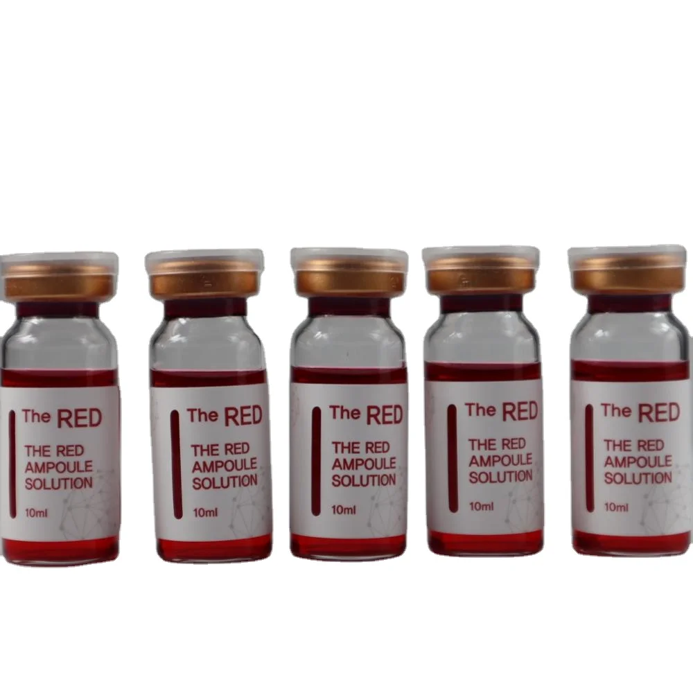 

Korea injectable fat dissolve The RED Ampoule Solution weight loss For Face Body 5 x 10ml