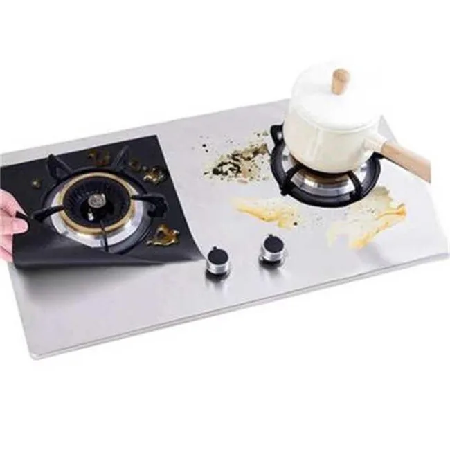 

27*27cm Kitchen High Temperature Resistance Stove Oil Dirt Proof Protective Cover Gas Cooker Mat