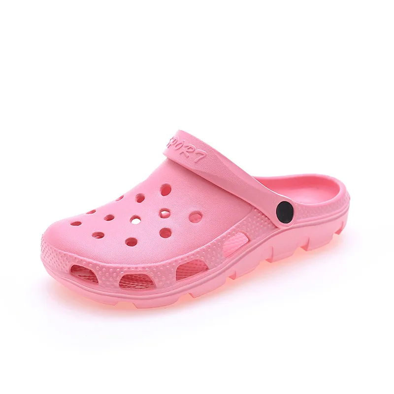 

Foreign Trade Miscellaneous Lovers Hole Shoes Men Women Baotou Hole Sals EVA Beach Garden Shoes Sals Manufacturers Wholesale, Multicolor