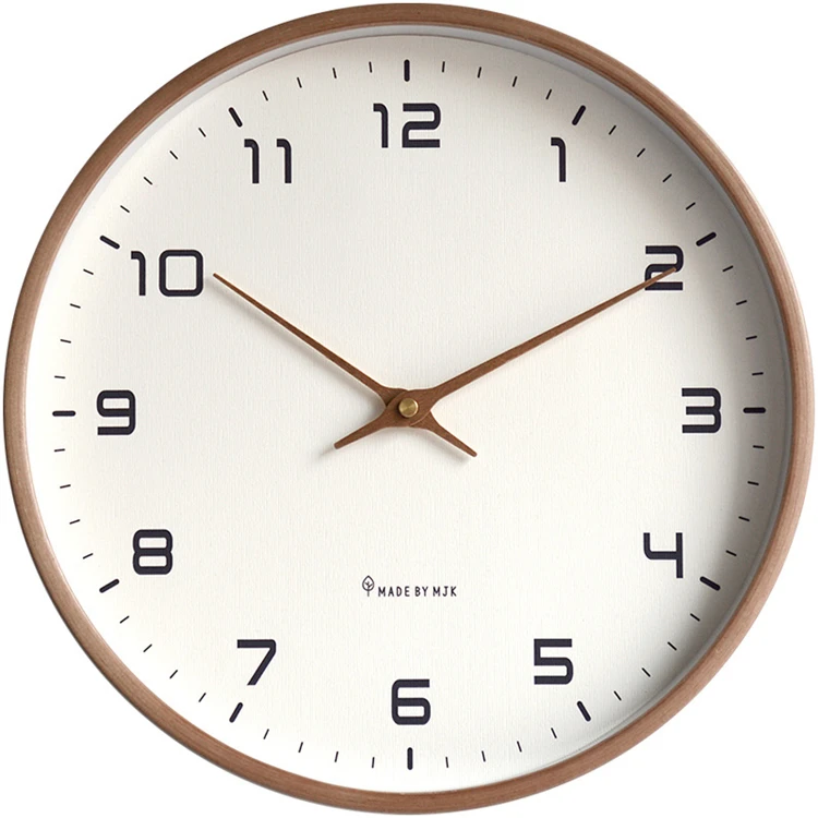 

High Quality Material Vintage Wood Wall Clock, Customized color