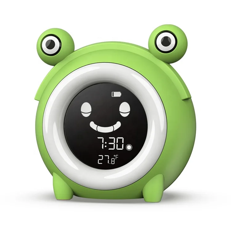 

KG-2707 New Design Cartoon Frog Children SleepTraining Digital Alarm Clock, Customized color