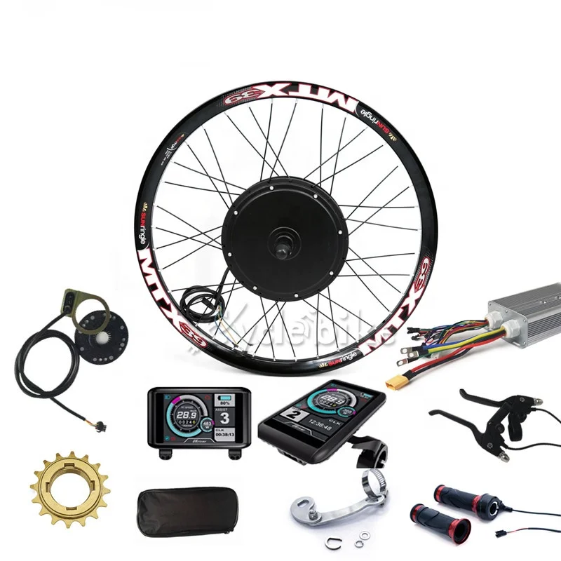 

Factory price 26" New TFT display 5000w electric bike bicycle conversion kit