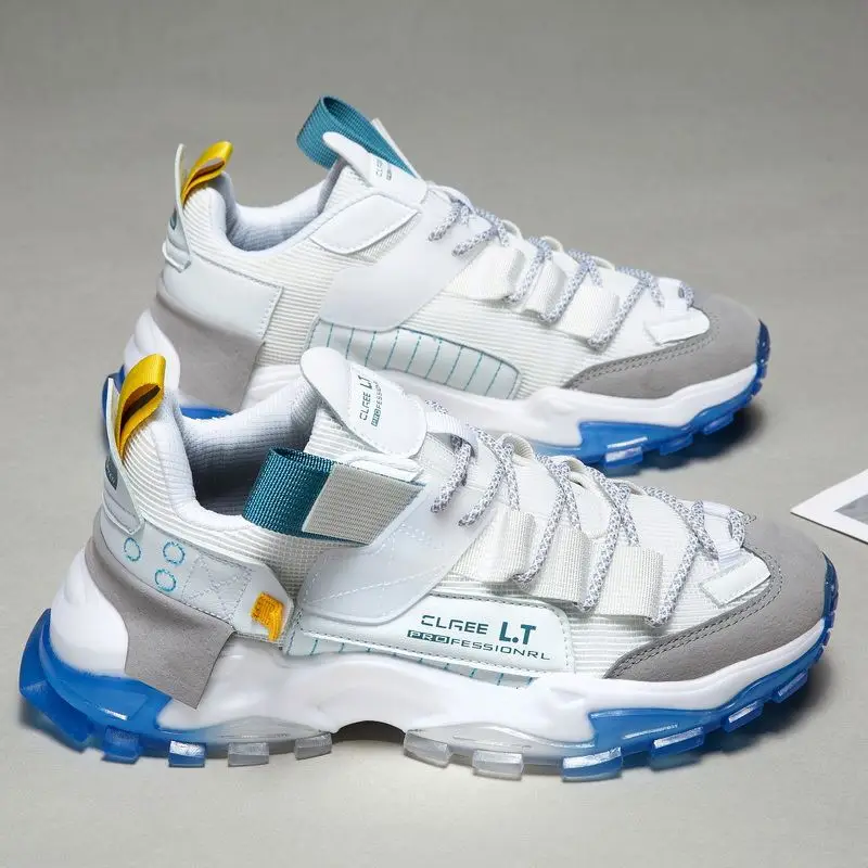 

Man Shoes 2021 Sneakers Breathable Lace Up Lightweight Tenis Masculino Plus size 46 Fashion Sneakers Shoes Men Casual Shoes, White-blue,black-blue,black-red,black-grey