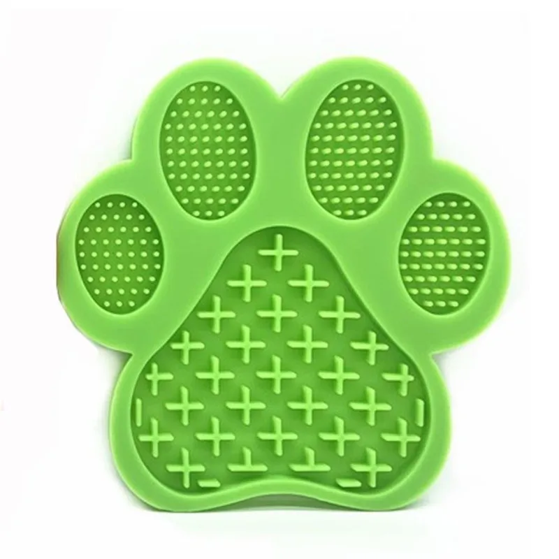 

Amazon Hot Sale Silicone Dog Lick Mat Sucker Dog Lick Pad Food Lick Pad Pet Tableware Tray Silicone Dog Feeder, Blue, yellow, sky blue, green, red