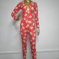 

Billions adult christmas onesie with butt flap