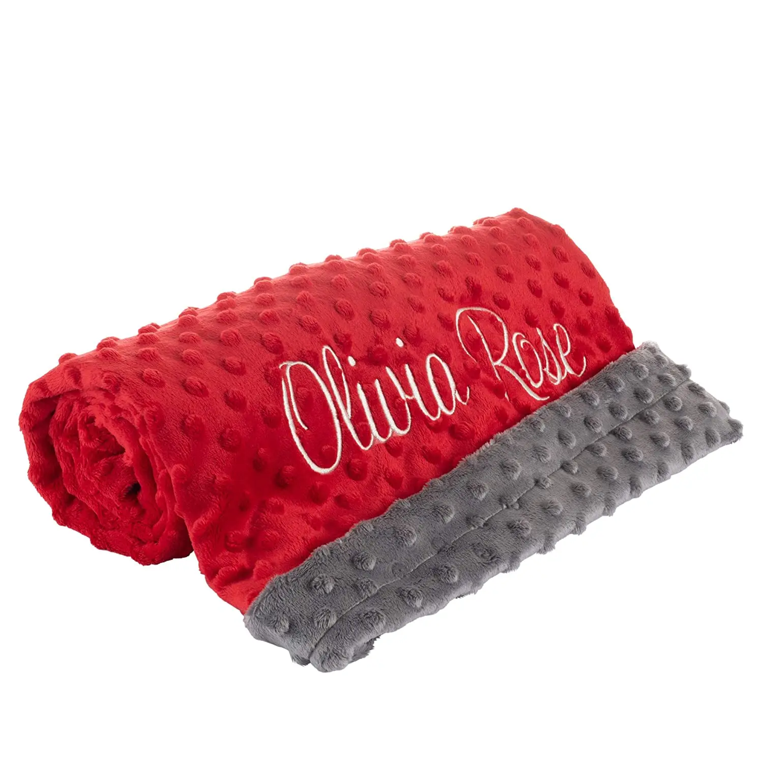 
Custom Catch Personalized silk purple soft blue pink boy girl Baby Blanket for Newborn or Infant Gift with Name 