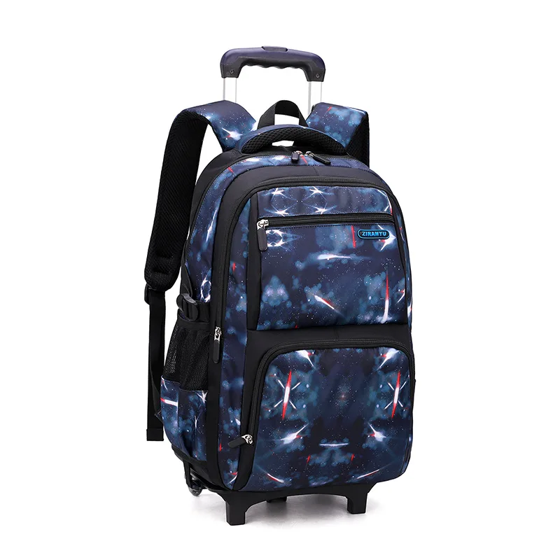 

School bags for Boys girls Removable Trolley School Backpack with Wheels Children Luggage BookBag Mochila, Many colors