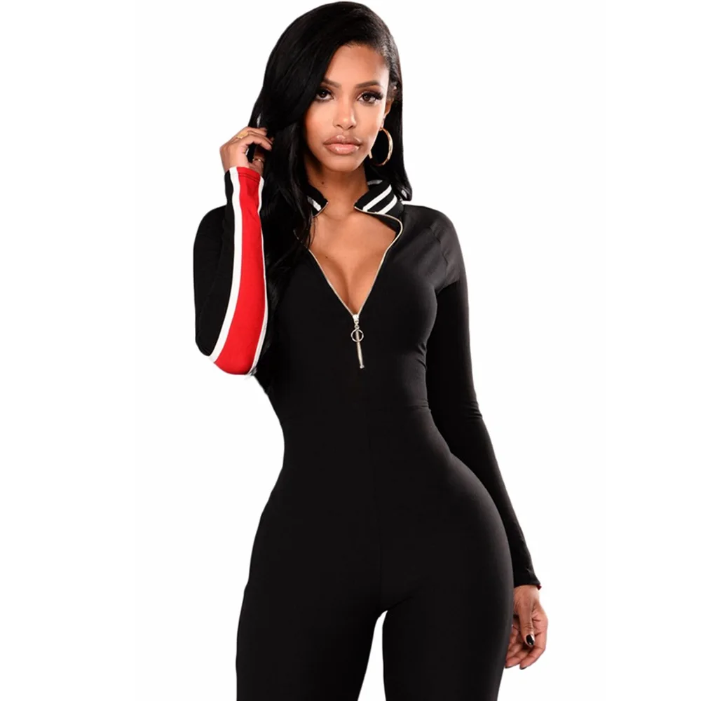 

Womens Long Sleeve Jumpsuit for Work Wide Leg Pants Rompers with Belt, Picture color