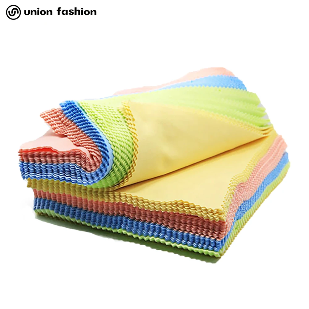 

Glasses Lens Cloth For Sunglasses Microfiber Eyeglass Cleaning Cloth Random Color Candy Color Glasses Accessories