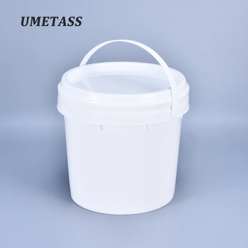 

Food Grade Plastic Container Round Bucket With Handle And Lid Good Sealing Bottle For Liquid Solid Chemical Paint