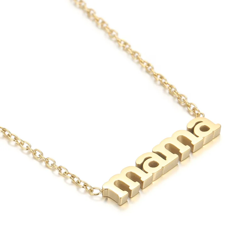 

Kalen Simple Stainless Steel mama Jewelry Necklace Mother's Day Gift Necklaces