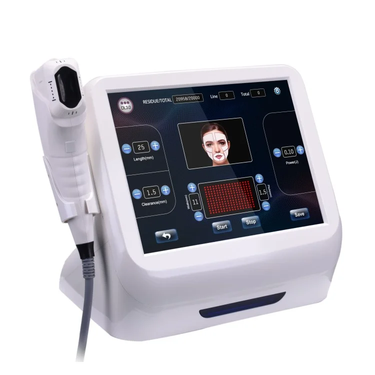 

Hot Sale Portable SMAS Skin Tightening beauty Machine Mini Anti Aging Ultrasound Device Machine