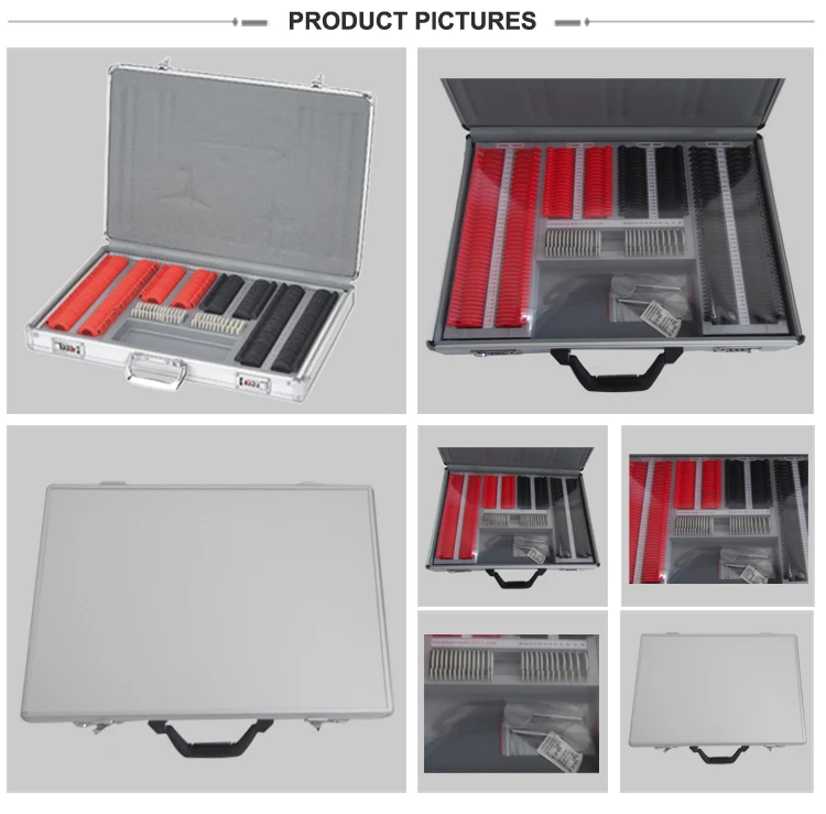 Loudly brand Optical equipment Higher quality 266 pcs Trial Lens Set with plastic rim SLC-266