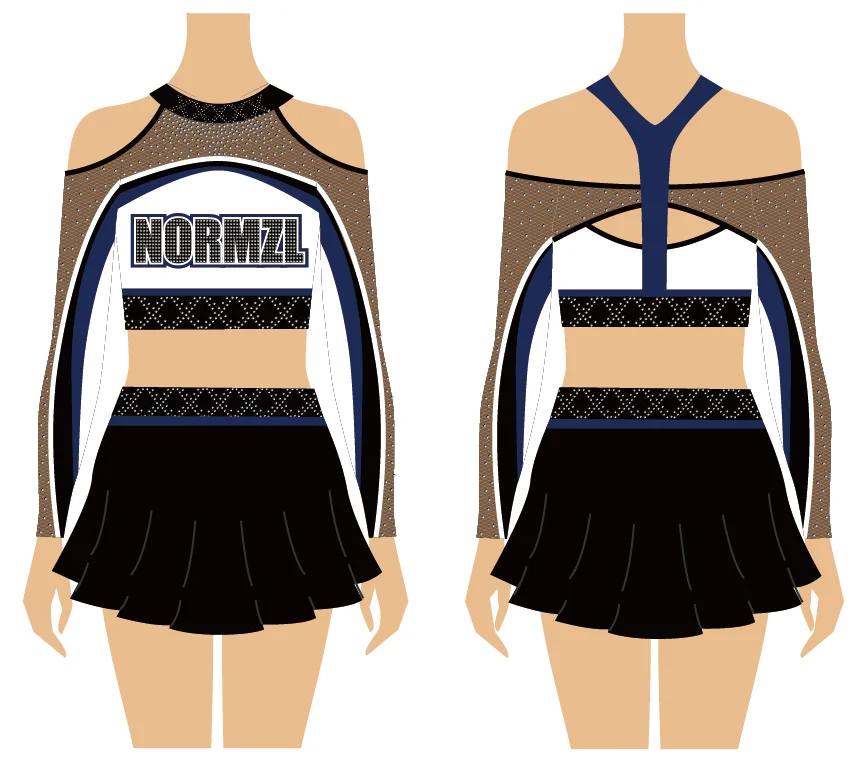 Hot Selling Full Sublimation Cheerleading Custom Uniforms Most Popular ...